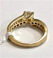 1.20ctw diamond engagement ring in 14 Karat Yellow Gold
